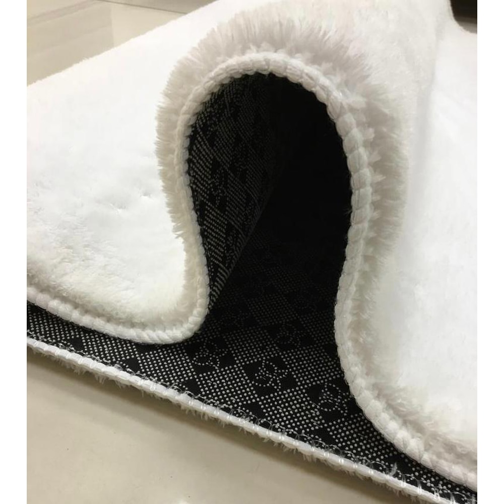 Covor living / dormitor Deco 1, 80 x 150 cm, acril, alb