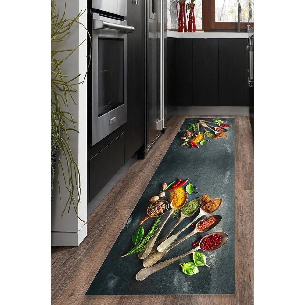 Covor bucatarie Collection Spicy2, 120 x 180 cm, poliester, multicolor