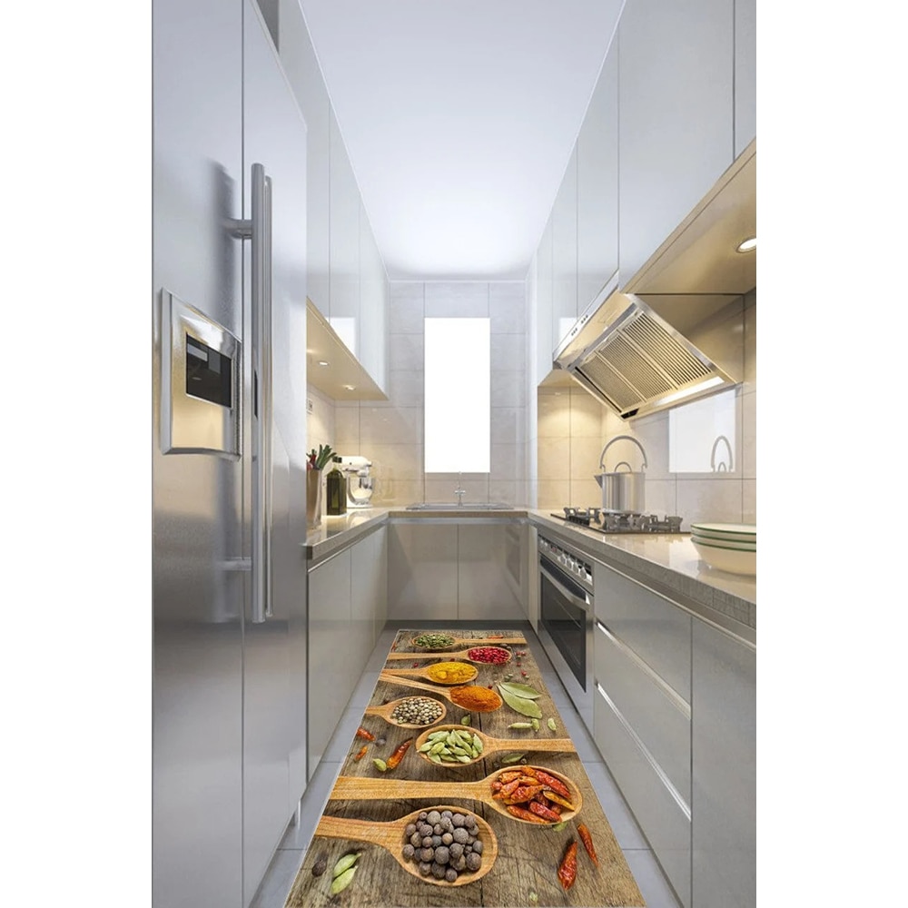 Covor bucatarie Collection Spicy1, 80 x 200 cm, poliester, multicolor