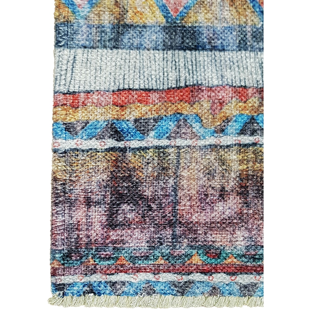 Covor living / dormitor Heybe 1, 80 x 150 cm, bumbac, multicolor
