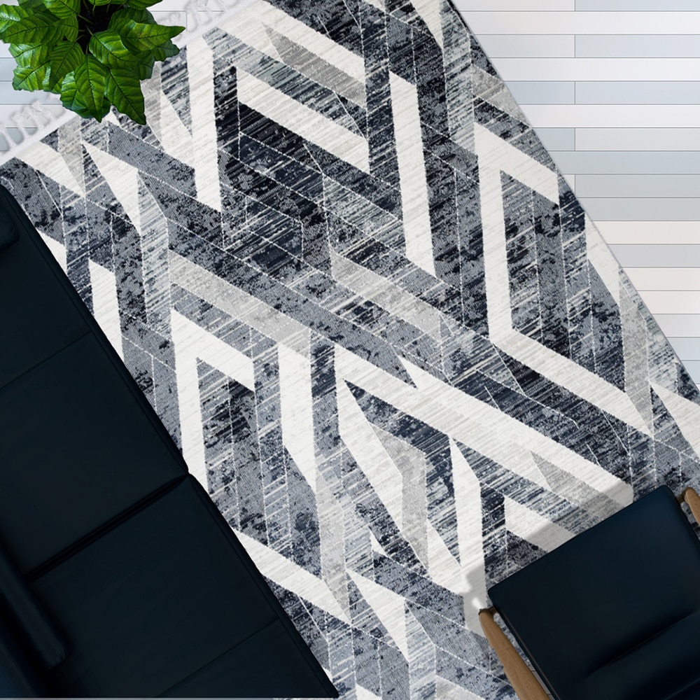 Covor living / dormitor Zara, 100 x 200 cm, polipropilena, multicolor