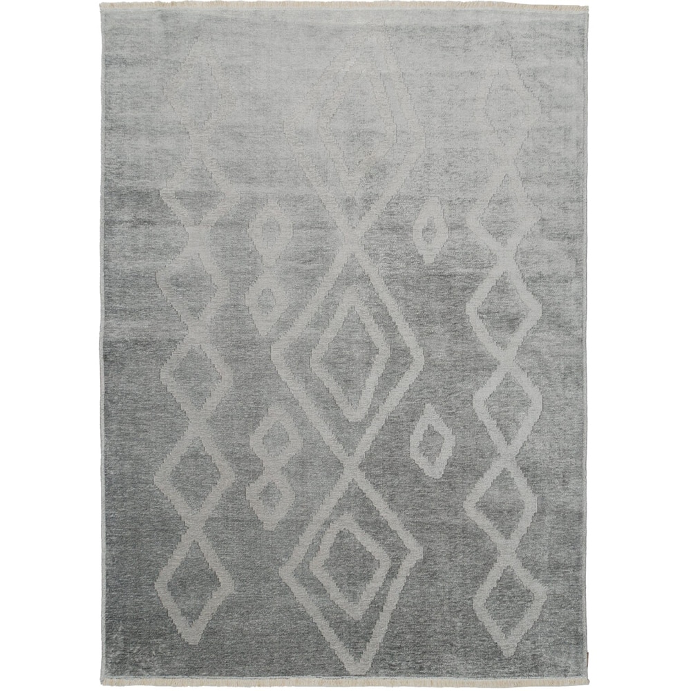 Covor living / dormitor Leo, 80 x 150 cm, bumbac, gri