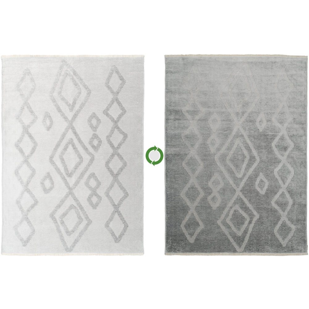 Covor living / dormitor Leo, 80 x 150 cm, bumbac, gri