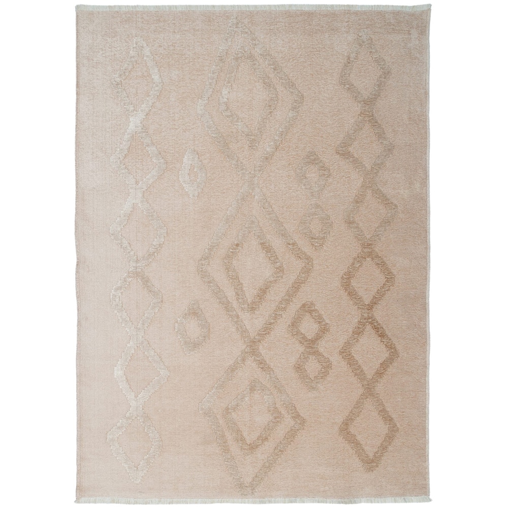 Covor living / dormitor Leo, 80 x 150 cm, bumbac, maro