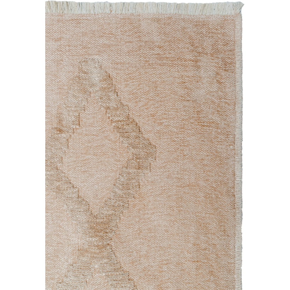 Covor living / dormitor Leo, 80 x 150 cm, bumbac, maro