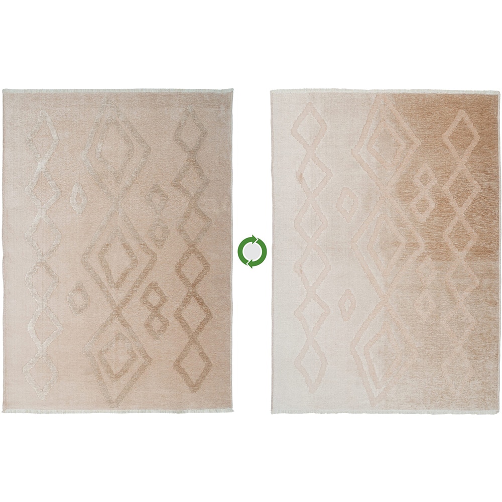 Covor living / dormitor Leo, 80 x 150 cm, bumbac, maro