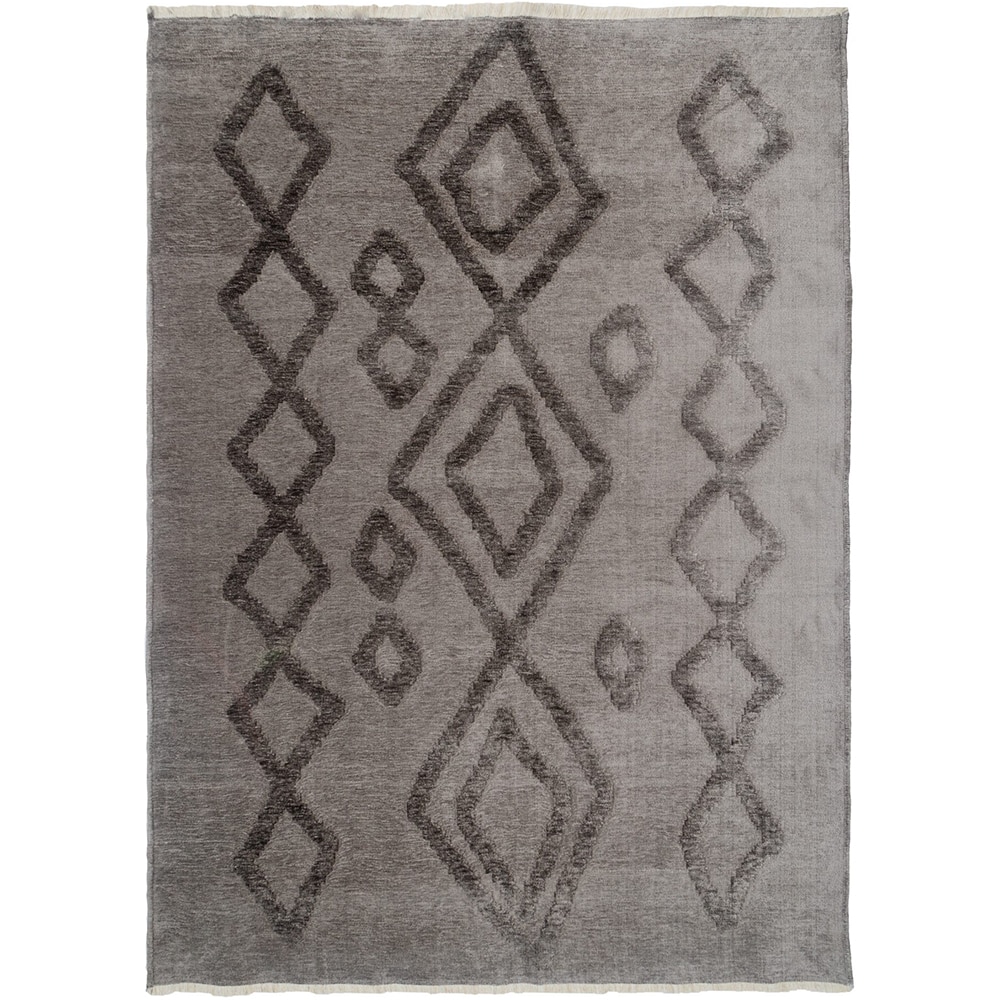 Covor living / dormitor Leo, 100 x 200 cm, bumbac, maro