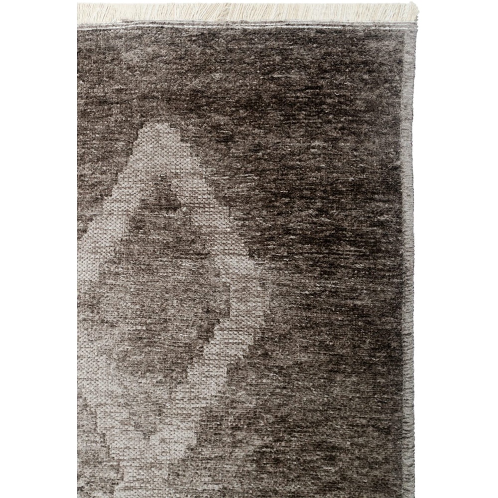 Covor living / dormitor Leo, 100 x 200 cm, bumbac, maro