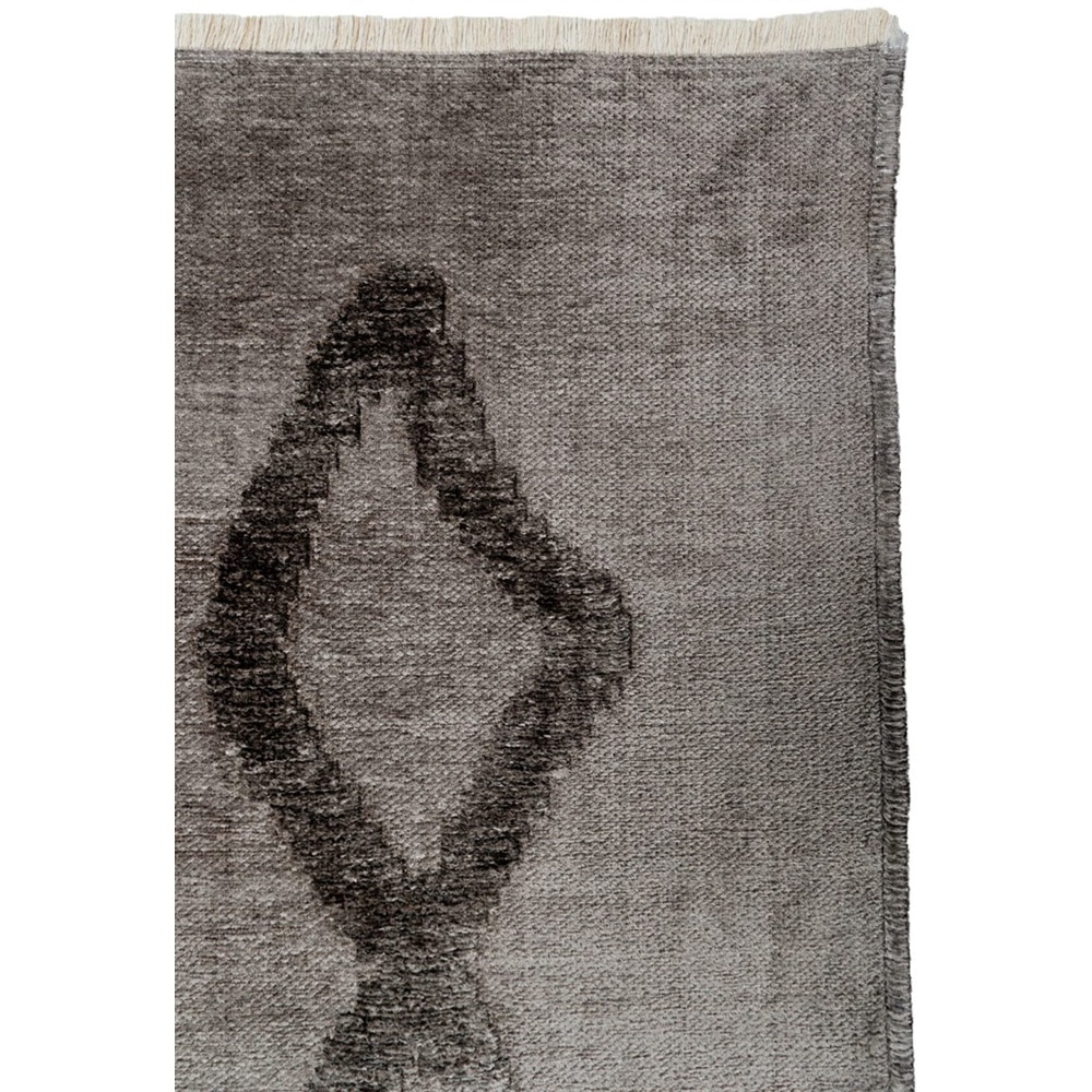 Covor living / dormitor Leo, 100 x 200 cm, bumbac, maro