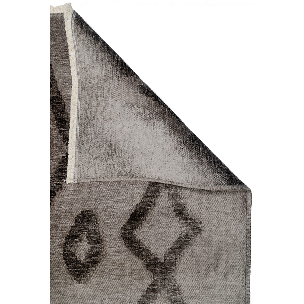 Covor living / dormitor Leo, 100 x 200 cm, bumbac, maro