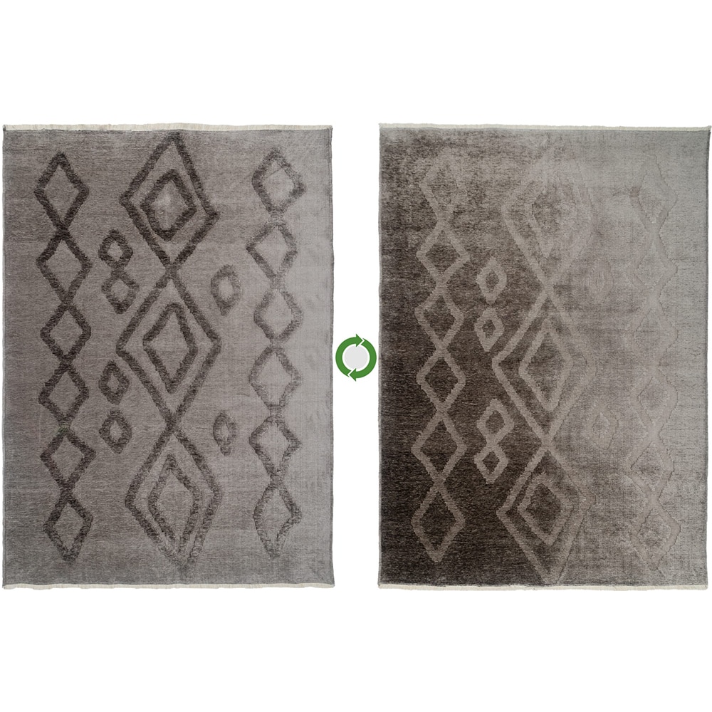 Covor living / dormitor Leo, 100 x 200 cm, bumbac, maro