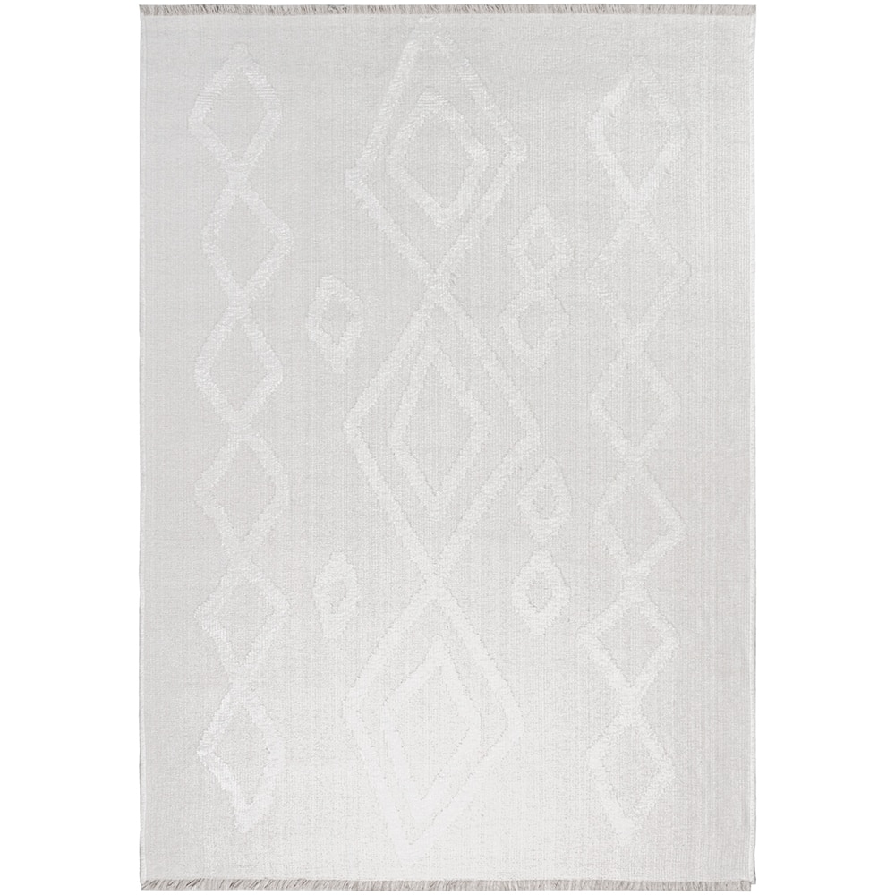 Covor living / dormitor Leo, 100 x 200 cm, bumbac, gri