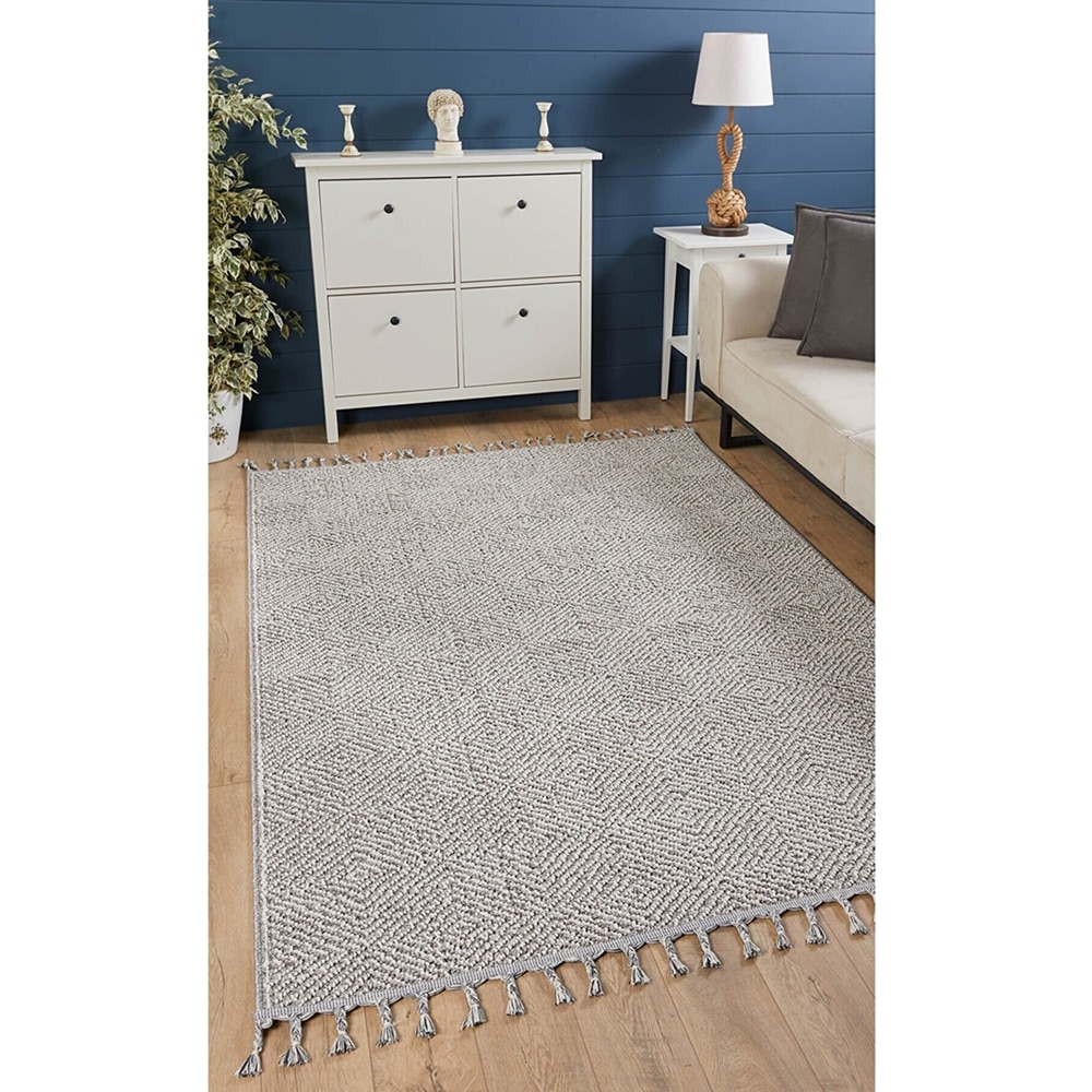 Covor living Modern, 120 x 180 cm, polipropilena, gri