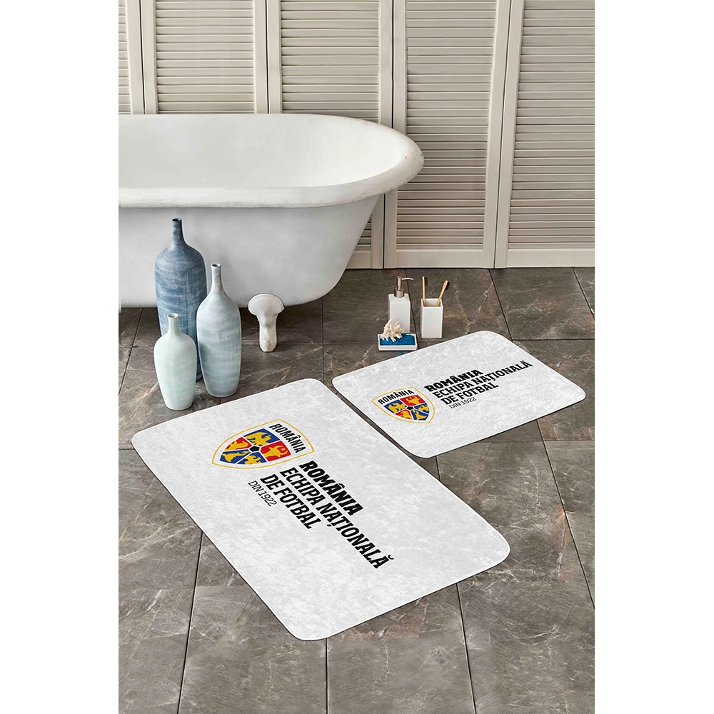 Set 2 covorase baie ECHIPA NATIONALA DE FOTBAL A ROMANIEI, alb