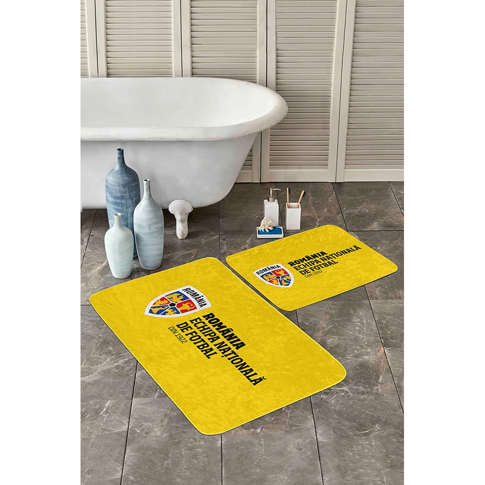 Set 2 covorase baie ECHIPA NATIONALA DE FOTBAL A ROMANIEI, galben