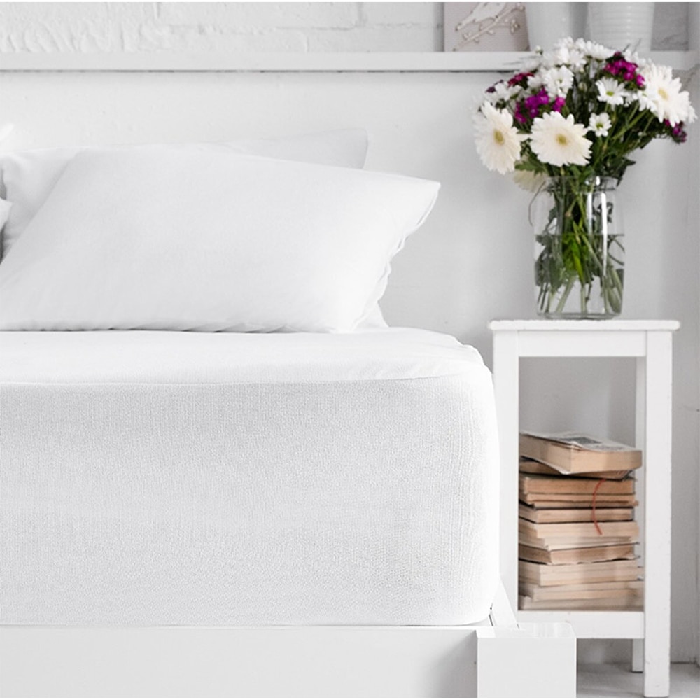 Protectie saltea Mila Home, 160 x 200 cm, impermeabila, bumbac