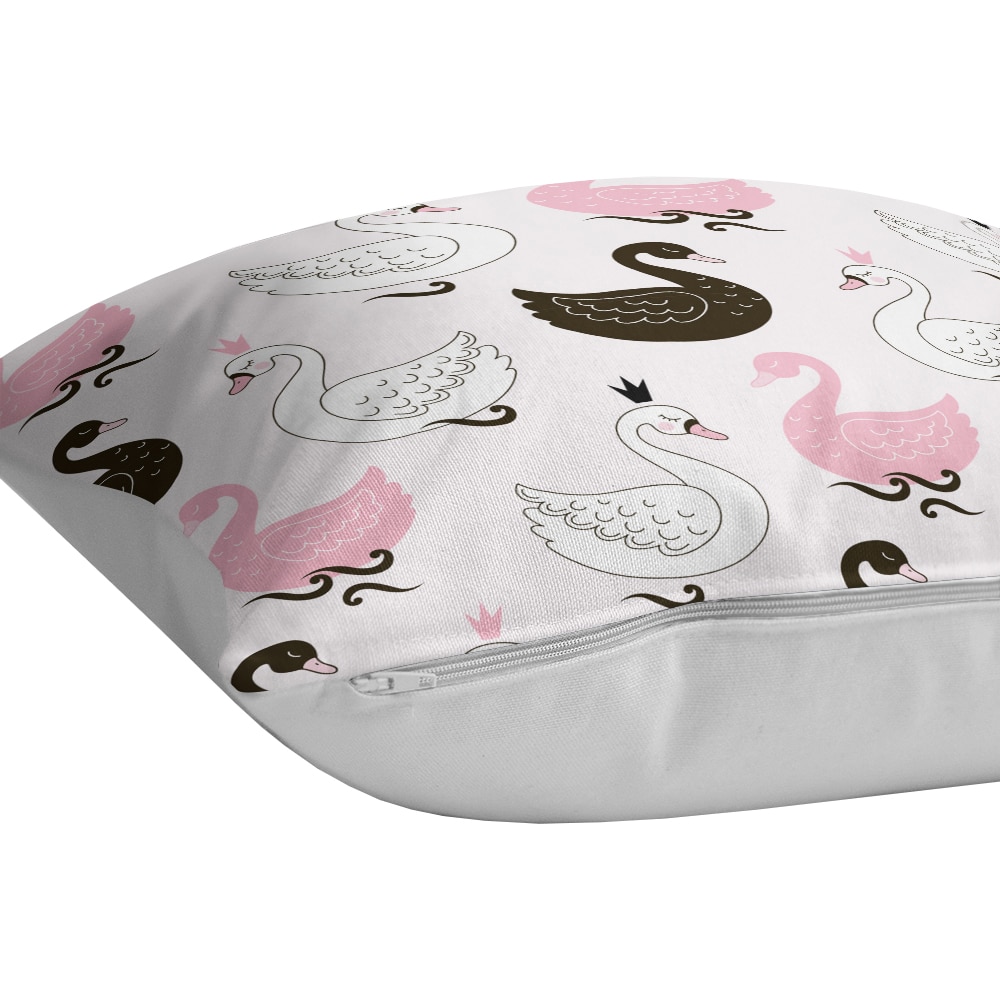 Fata perna decorativa Kind Animals, 30% bumbac + 70% poliester, 43 x 43 cm, multicolor