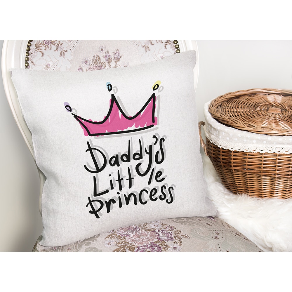 Fata perna decorativa Crown, 30% bumbac + 70% poliester, 43 x 43 cm, multicolor