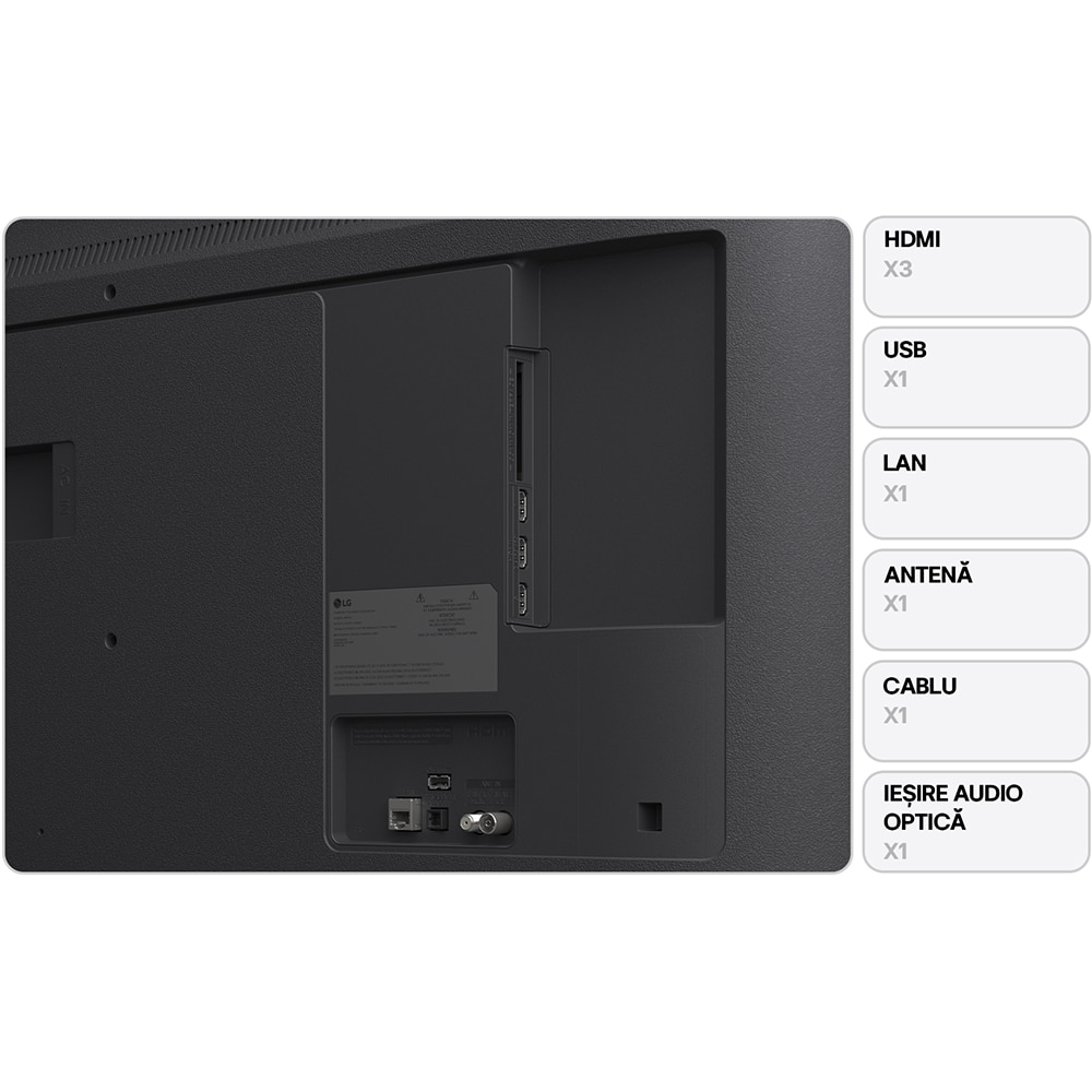 Televizor LED Smart LG 55UA74003LB, Ultra HD 4K, 139cm