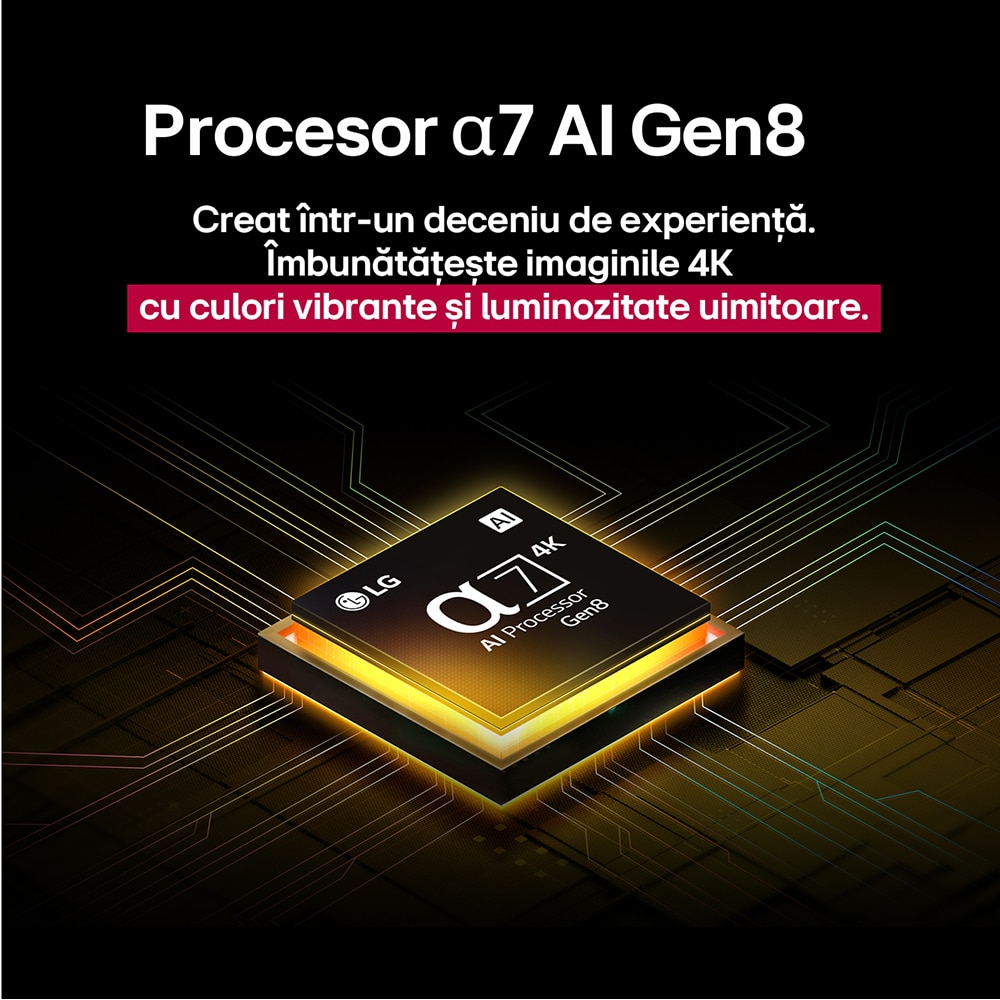 Televizor LED Smart LG 55UA74003LB, Ultra HD 4K, 139cm