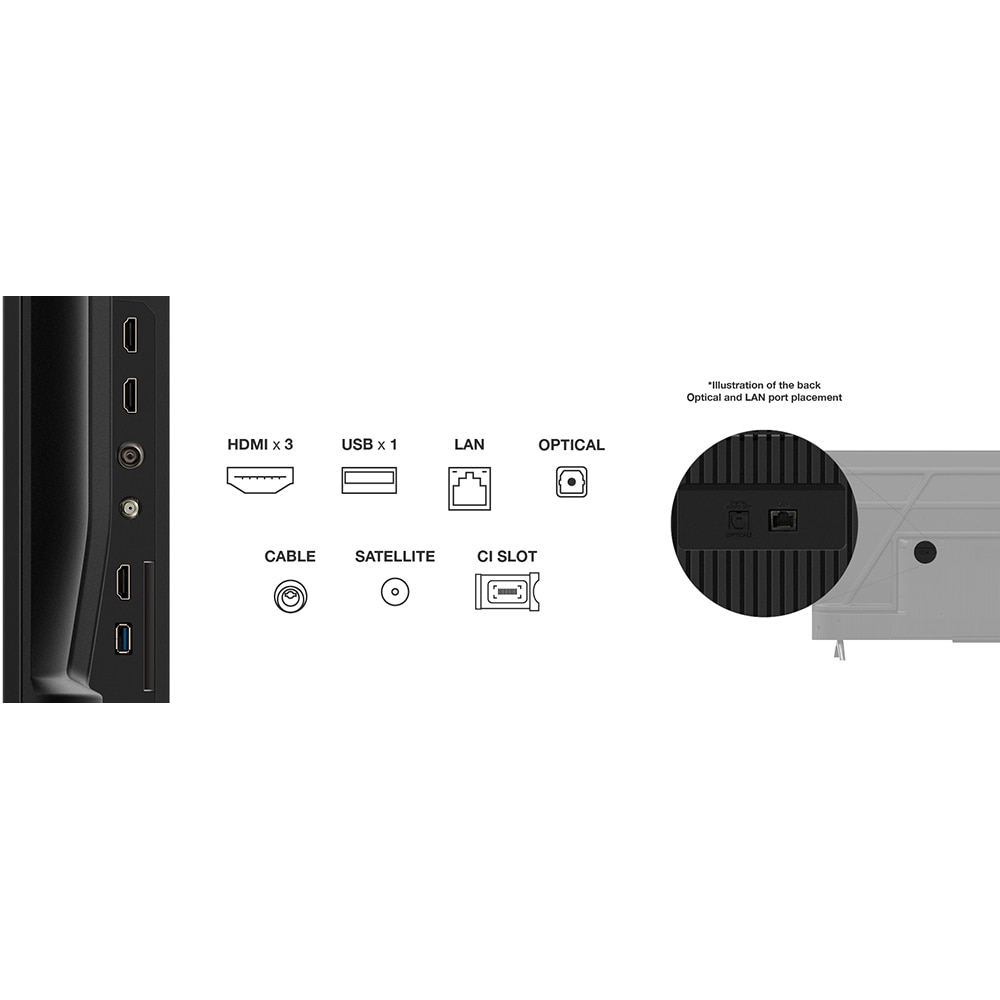 Televizor LED Smart TCL 43P69K, Ultra HD 4K, HDR, 108cm