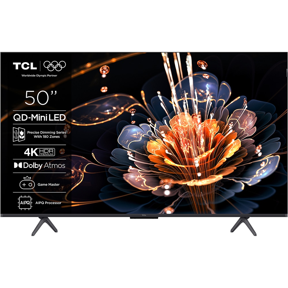 Televizor MiniLed Smart TCL 50C69KS, Ultra HD 4K, HDR, 126cm