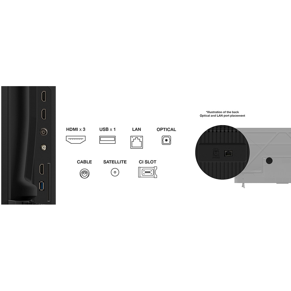 Televizor LED Smart TCL 50P69K, Ultra HD 4K, HDR, 126cm