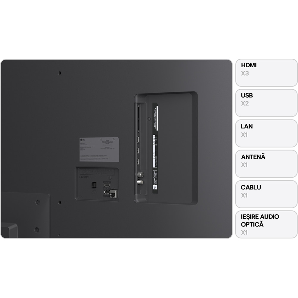 Televizor NanoCell Smart LG 55NANO81A3A, Ultra HD 4K, HDR, 139cm