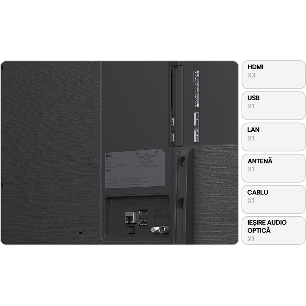 Televizor QNED Smart LG 55QNED82A3B, Ultra HD 4K, HDR, 139cm