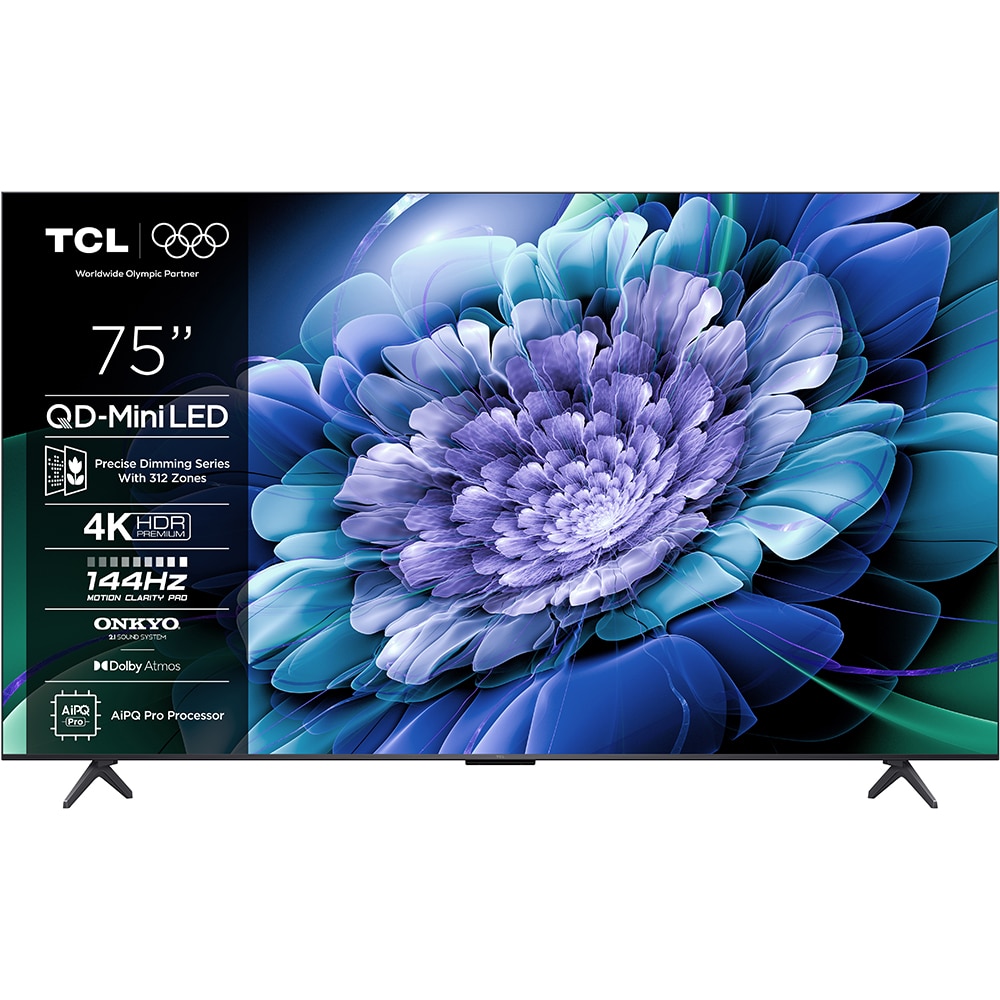 Televizor MiniLed Smart TCL 75C69K, Ultra HD 4K, HDR, 189cm
