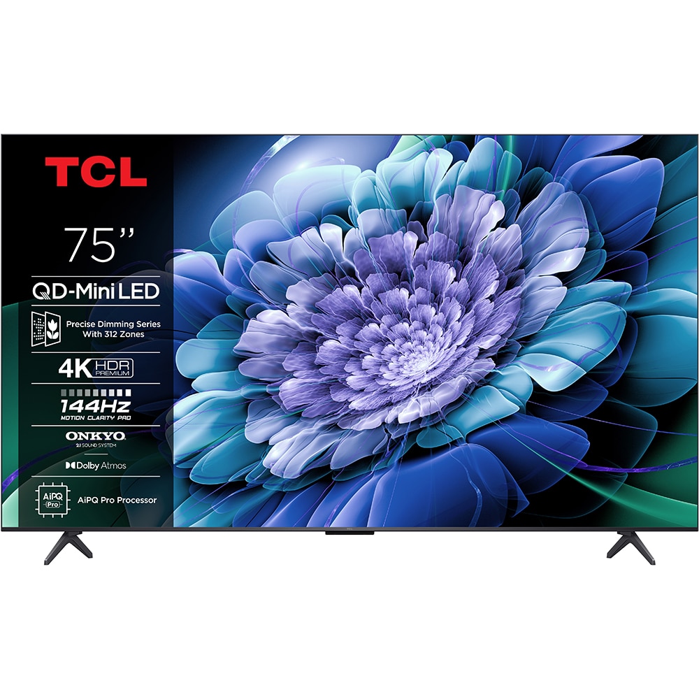 Televizor MiniLed Smart TCL 75C69K, Ultra HD 4K, HDR, 189cm