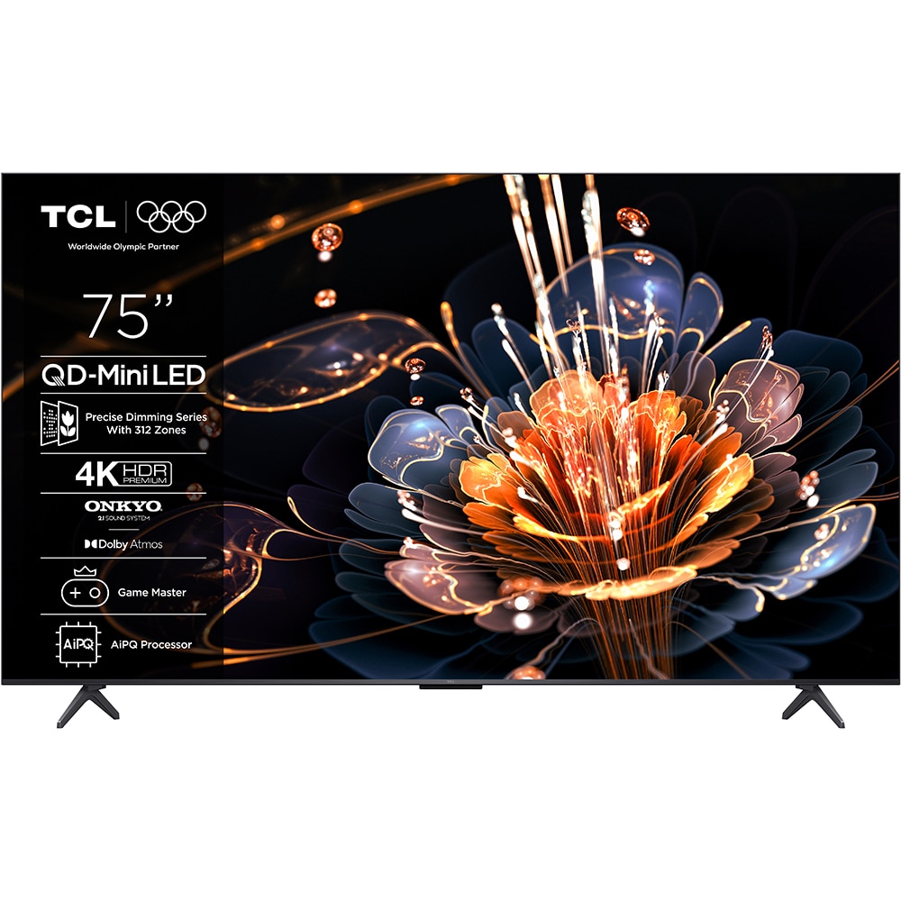 Televizor MiniLed Smart TCL 75C69KS, Ultra HD 4K, HDR, 189cm