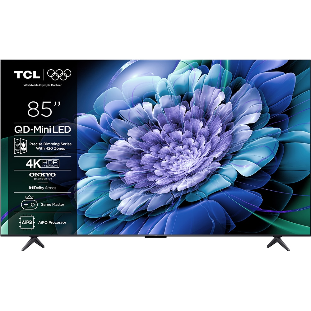 Televizor MiniLed Smart TCL 85C69K, Ultra HD 4K, HDR, 215cm