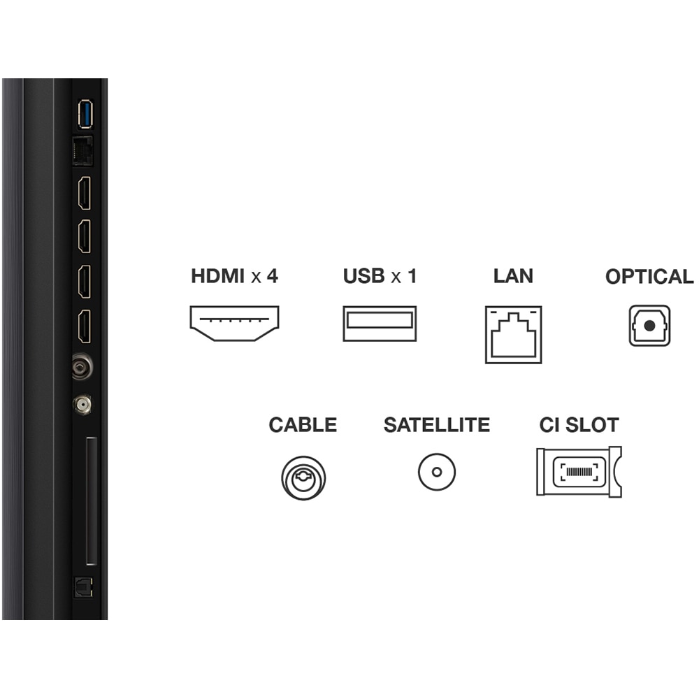Televizor MiniLed Smart TCL 85C69K, Ultra HD 4K, HDR, 215cm