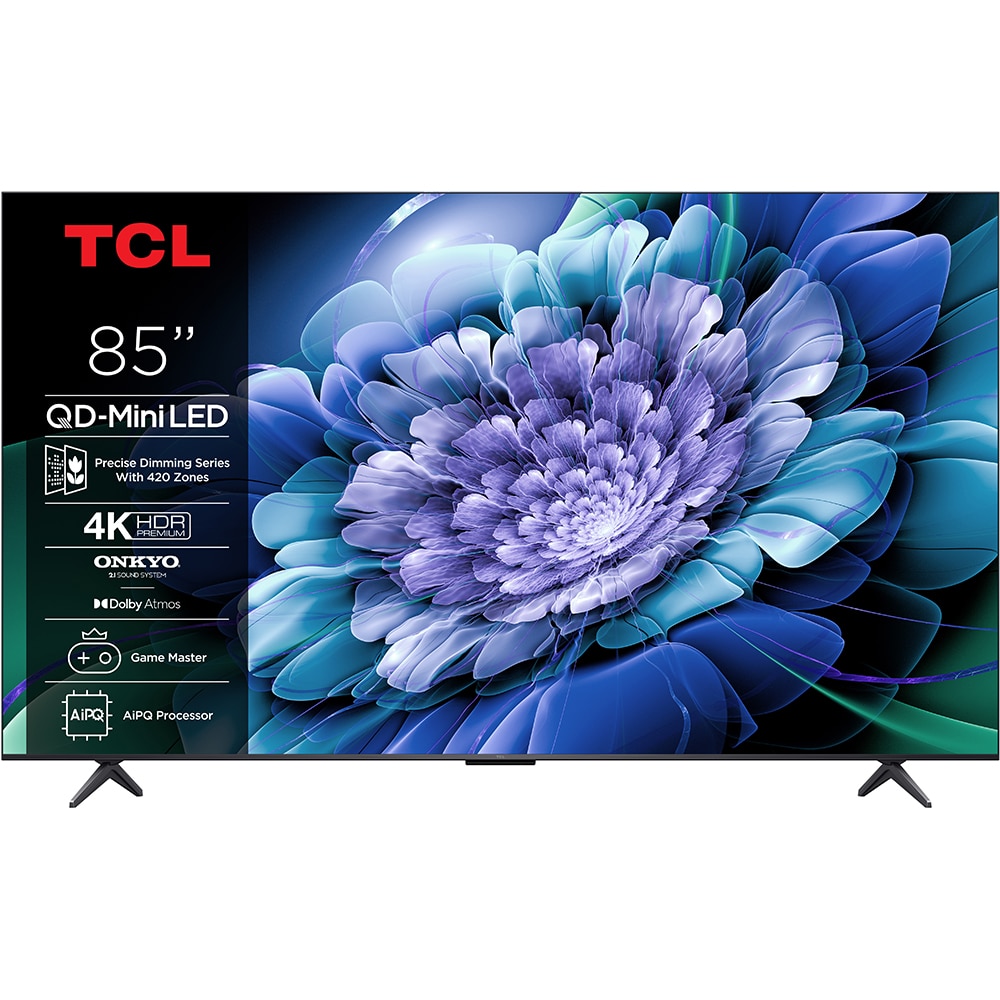 Televizor MiniLed Smart TCL 85C69K, Ultra HD 4K, HDR, 215cm