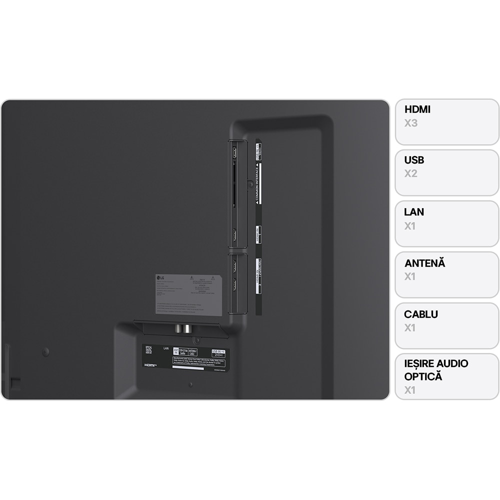 Televizor NanoCell Smart LG 86NANO81A3A, Ultra HD 4K, HDR, 217cm