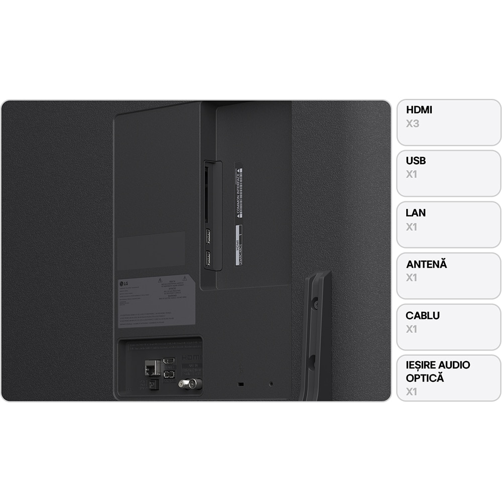 Televizor QNED Smart LG 86QNED82A3B, Ultra HD 4K, HDR, 218cm