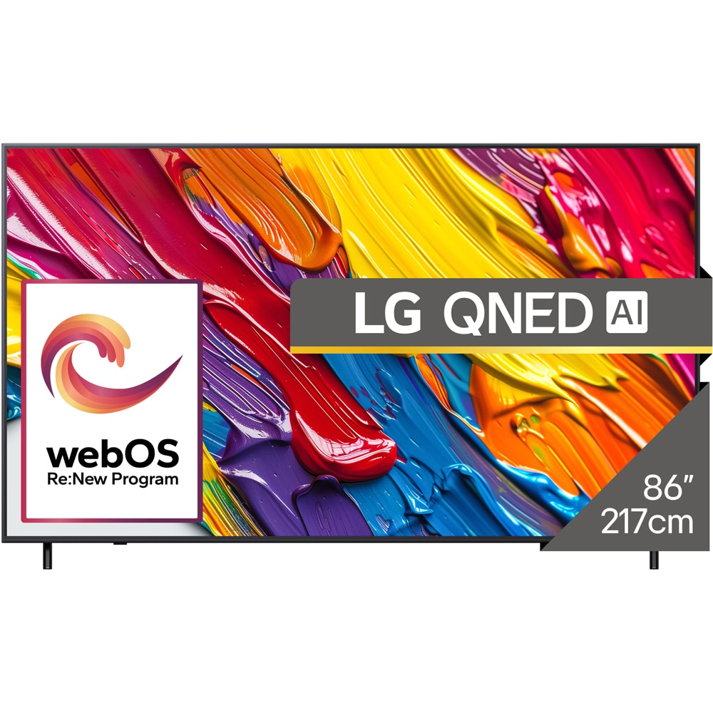 Televizor QNED Smart LG 86QNED82A3B, Ultra HD 4K, HDR, 218cm