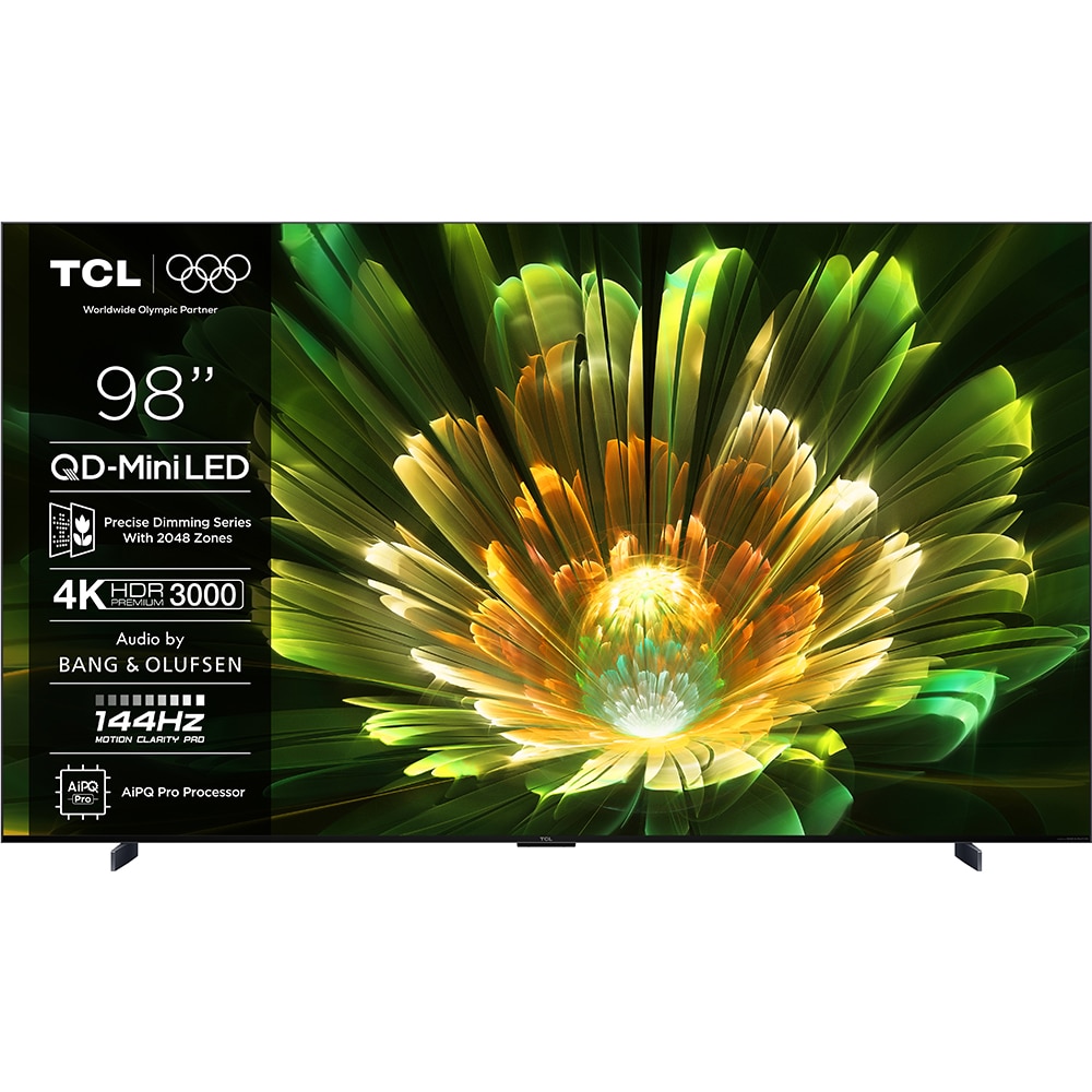 Televizor MiniLed Smart TCL 98C79K, Ultra HD 4K, HDR, 248cm