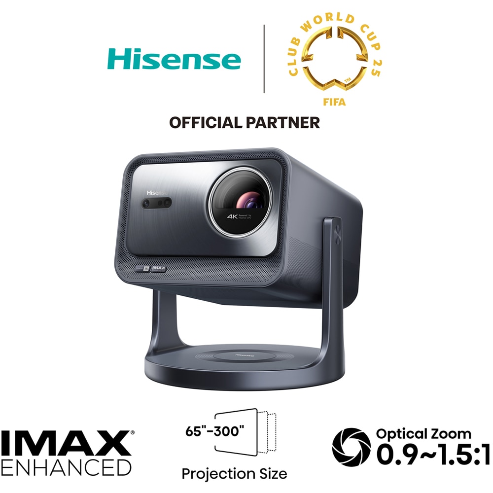 Mini Proiector Smart HISENSE C2 Pro, Ultra HD 4K, HDR10+, 165-762cm