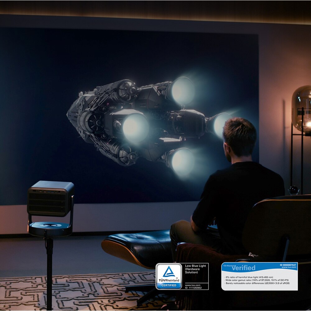 Mini Proiector Smart HISENSE C2 Ultra, Ultra HD 4K, HDR10+, 165-762cm