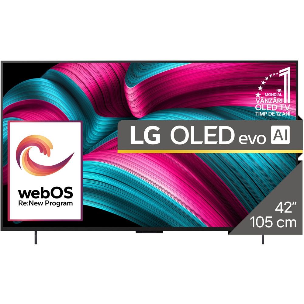 Televizor OLED Evo Smart LG 42C51LA, Ultra HD 4K, HDR, 105cm