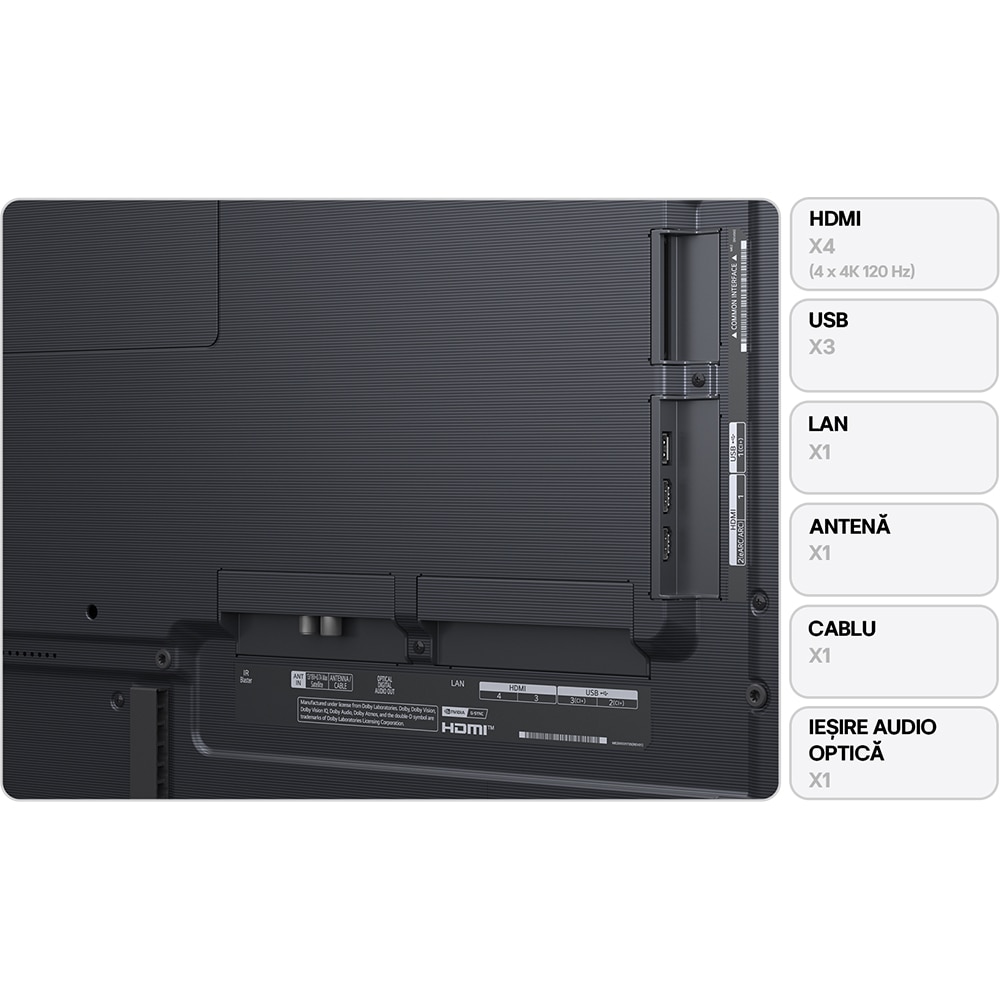 Televizor OLED Evo Smart LG 55G53LS, Ultra HD 4K, HDR, 139cm