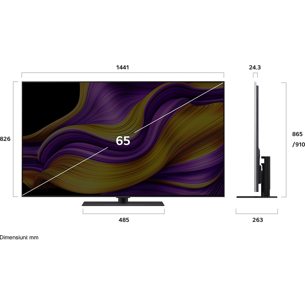 Televizor OLED Evo Smart LG 65G53LS, Ultra HD 4K, HDR, 164cm