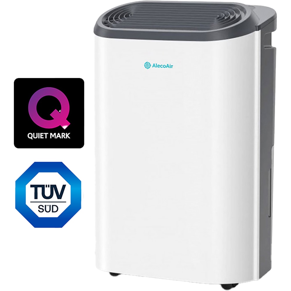 Dezumidificator si purificator de aer ALECOAIR D16 Purify, 16l/zi, 215W, WiFi, HEPA, Ionizare, Uscare Rufe, alb