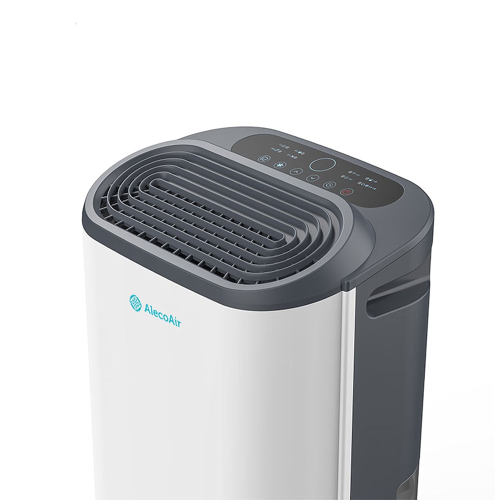 Dezumidificator si purificator de aer ALECOAIR D16 Purify, 16l/zi, 215W, WiFi, HEPA, Ionizare, Uscare Rufe, alb
