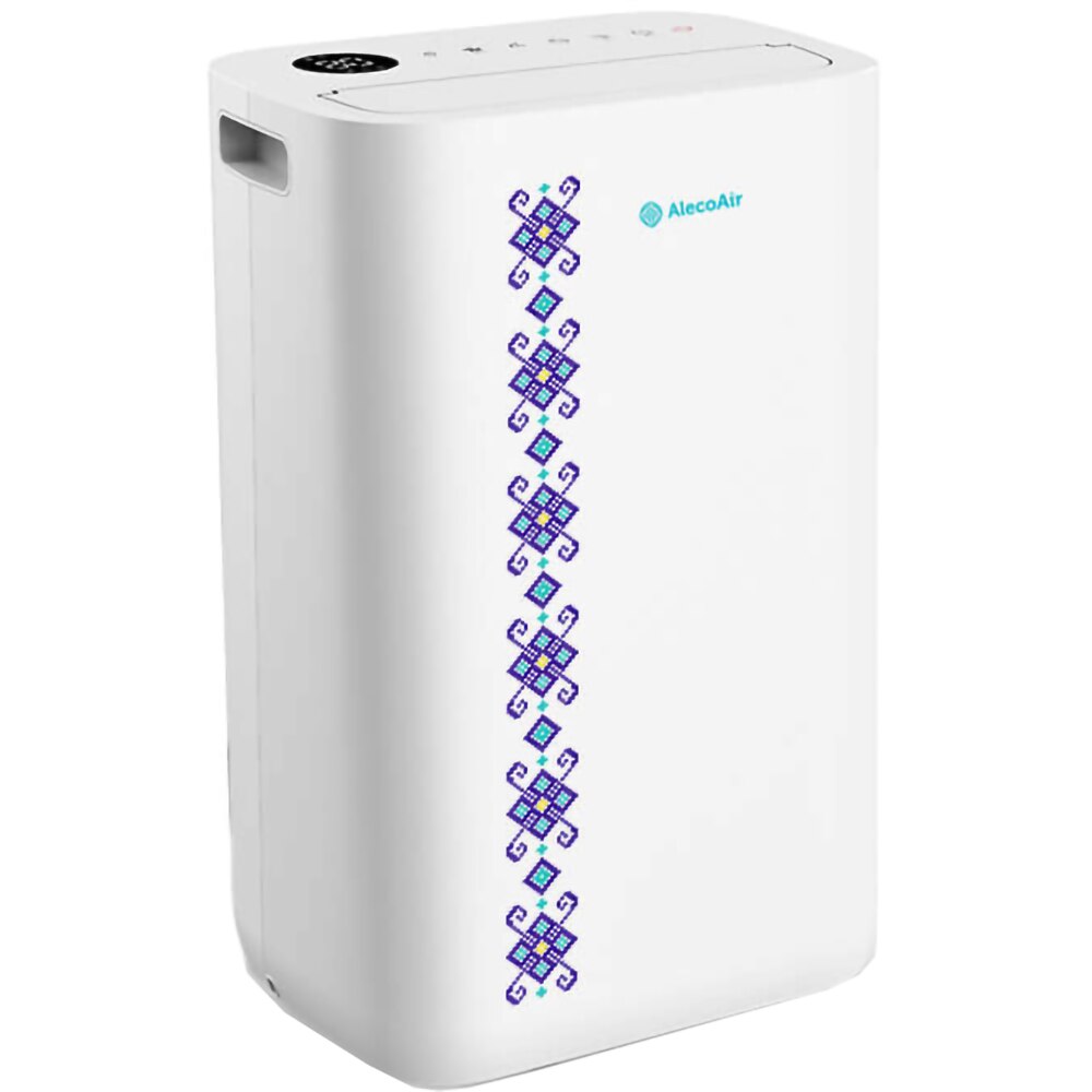 Dezumidificator si purificator aer ALECOAIR D25 Traditio, 25l/zi, 290W, Wifi, HEPA, Uscare rufe, Ionizare, alb