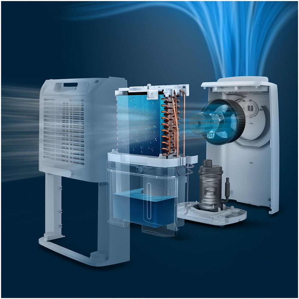 Dezumidificator aer PHILIPS DE3306/11, 34.3l/zi, 258W, 45dB, alb