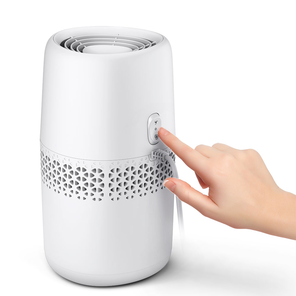 Umidificator PHILIPS HU2510/10, 2L, Tehnologie NanoCloud, alb