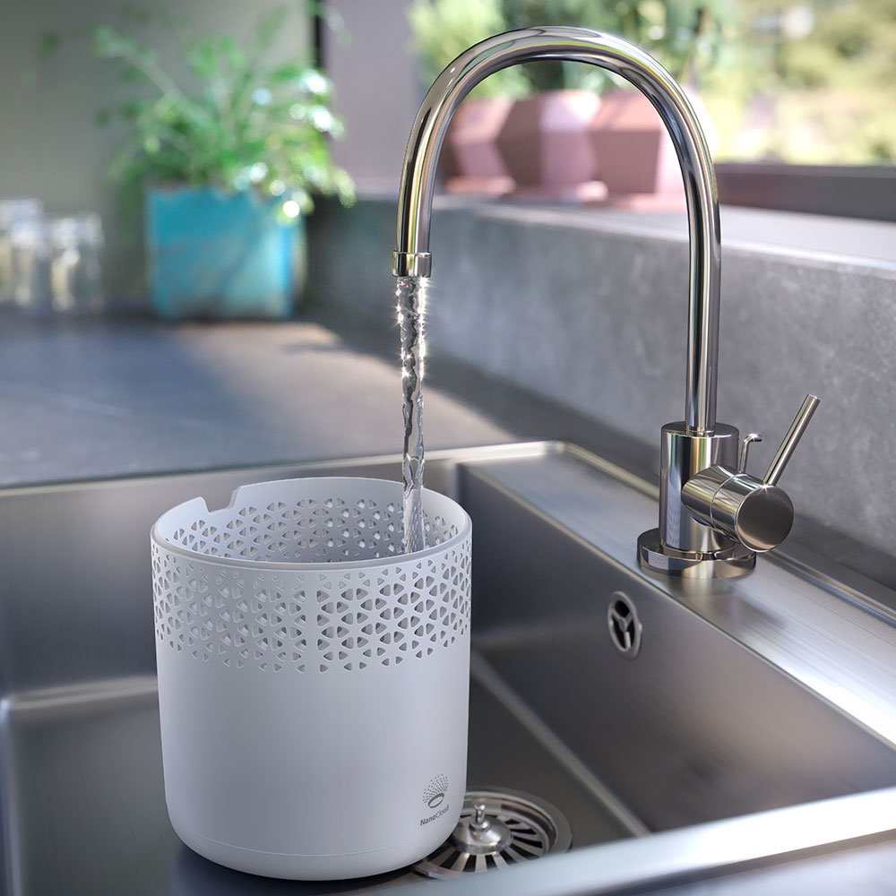 Umidificator PHILIPS HU2510/10, 2L, Tehnologie NanoCloud, alb